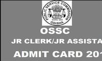 OSSC Junior Clerk & Jr Assistant Admit Card 2016 Download